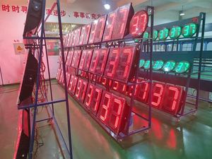 0-199s LED compte à rebours <span class=keywords><strong>Signal</strong></span> de trafic 2 chiffres 3 couleurs 800*600mm feu de circulation LED compte à rebours pour la sécurité routière - Product Image 6