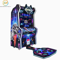 Machine de jeu de danse à pièces pour enfants, équipement de divertissement sportif somatosensoriel, ville de jeux vidéo