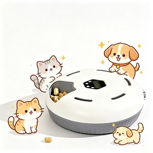 Water & Food Integrated Feeder Automatyczny Karmnik Multi Function Dust Sealed Pet Food Dispenser - Product Image 1