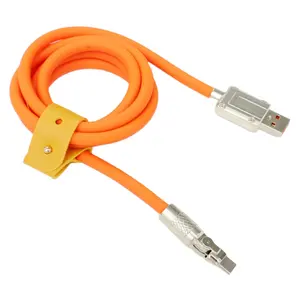 Good Quality Will Glowing 180 Android Type-C Mobile Phone Super Fast Charging Data Cable