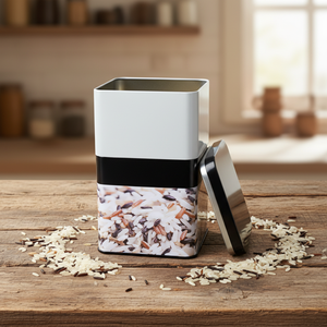 Latas de Metal de grado alimenticio de alta calidad, impresión exquisita personalizada, lata de caramelo, embalaje de regalo de Navidad, caja de lata de Metal de gran venta - Product Image 1