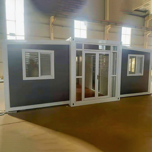 Maison de conteneur maritime mobile de luxe de 40 pieds pour bureau et salle à manger, avec design contemporain et usage multifonctionnel - Product Image 1