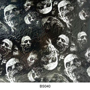 Lembaran Cat Hidrografik Warna Hitam Kartun untuk Velg, Film PVA Transfer Air, Sedang Diskon - Product Image 3