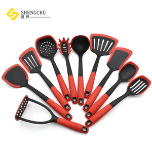 Juego <span class=keywords><strong>de</strong></span> Utensilios <span class=keywords><strong>de</strong></span> Cocina Profesional <span class=keywords><strong>de</strong></span> 10 Piezas, Utensilios <span class=keywords><strong>de</strong></span> Cocina <span class=keywords><strong>de</strong></span> Nailon PBT/PA66 con Revestimiento <span class=keywords><strong>de</strong></span> Silicona para Ollas Antiadherentes - Product Image 6