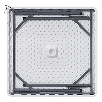 Table pliante portable d'extérieur EaseNeat en plastique, structure robuste, facile à transporter, haute qualité pour pique-niques et événements en plein air