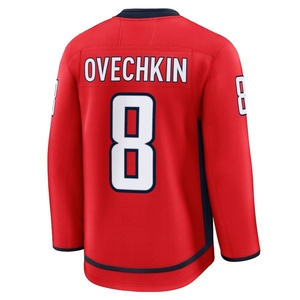 Jersey Hoki Amerika Bordir Grosir Washington Capitals 8 Alexander Ovechkin 77 TJ Oshie 43 Tom Wilson Seragam Hoki - Product Image 2