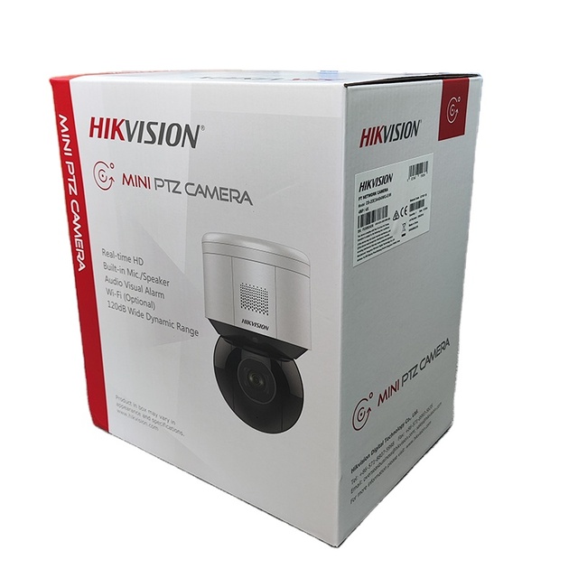 HIK Original DS-2DE3A404IWG-E/W 4MP WIFI 4x Zoom IR Mini PT Dome Network Camera up to 50 m IR Range Ensures Safety at Night