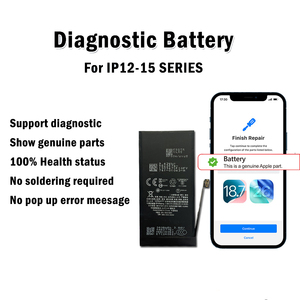 <span class=keywords><strong>Batteria</strong></span> Diagnostica <span class=keywords><strong>Originale</strong></span> OEM per iPhone 12, 12 mini, 12 Pro Max, 13 mini, 13, 13 Pro, 13 Pro Max, 14 Pro, 14 Pro Max, 15 - 100% Salute, Risolve il Pop-up di Avviso - Ricambi - Product Image 1