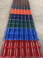 Diseño moderno Aislamiento térmico y acústico Teja de techo de plástico Hoja de techo Upvc Materiales de construcción Tejas De Pvc