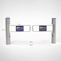 ACS otomatik akıllı RFID/otomatik plaka tanıma salıncak kapısı bariyer-park yönetim erişim sistemi