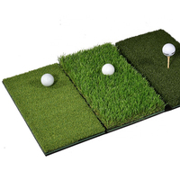 Tapis de frappe Tri-Turf 3-en-1 Gazon réaliste pour l'écaillage et la pratique du golf à domicile