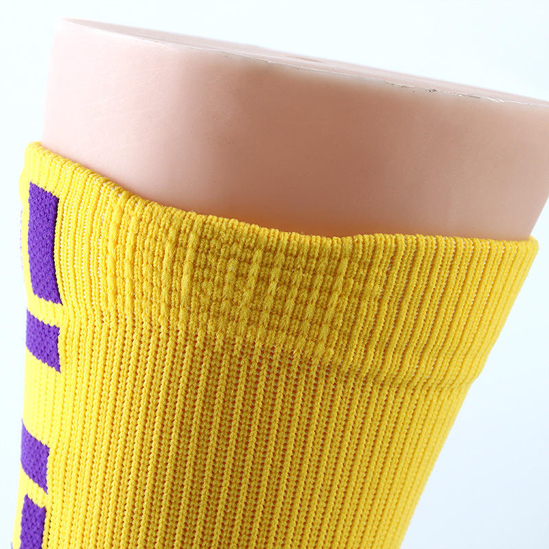 Men's Elite Basketball Crew Socks Heavy Thick Terry Cushion Non Slip Grips Moisture Wicking Custom Logo on Cuff Wholesale Bulk