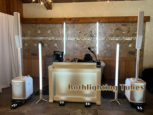 Éclairage 360LED Tubes 8 pièces avec étui, lumière pixel RGBWA sans fil étanche IP65 pour scène, mariage, DJ, événement, club, fête - Product Image 6