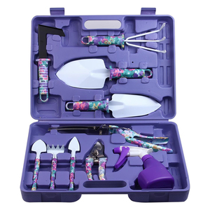 Trowel Rake weeder pruner Shears phun vườn dụng cụ cầm tay với trường hợp thực hiện công cụ làm vườn - Product Image 1