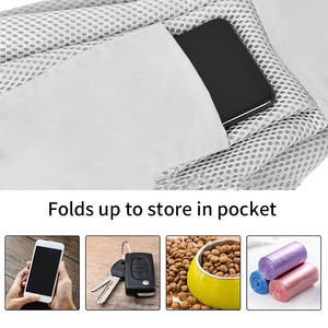 Süper yumuşak kedi köpek taşıyıcı tek kollu çanta nefes örgü seyahat güvenli Pet kedi köpek taşıyıcı omuzdan askili çanta - Product Image 4