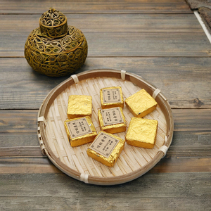 Органический Чай пуэр Юньнань, Золотой квадрат, сиу туоча, Темный чай из фарфора, специальный чай в мешках - Product Image 3