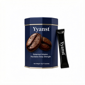 Infusion Botanique Revitalisante pour le Corps – Café Instantané Premium Entièrement Naturel à Base de Plantes, 10g*10, Portion Individuelle Portable - Product Image 1