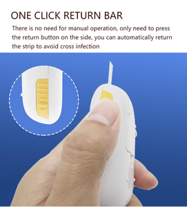 Kit <span class=keywords><strong>de</strong></span> surveillance automatique <span class=keywords><strong>de</strong></span> la <span class=keywords><strong>glycémie</strong></span> haute précision <span class=keywords><strong>sans</strong></span> douleur, lecteur <span class=keywords><strong>de</strong></span> <span class=keywords><strong>glycémie</strong></span> portable par piqûre au doigt - Product Image 3