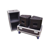 Flight case professionnel pour câbles de haut-parleurs personnalisés, pour système audio, rack