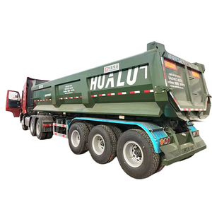 Sản xuất tại Trung Quốc phía sau <span class=keywords><strong>Dump</strong></span> bán Trailer tri-trục <span class=keywords><strong>U</strong></span> hình dạng thủy lực Bán Phá Giá phía sau kết thúc <span class=keywords><strong>Dump</strong></span> tipper bán xe tải Trailer - Product Image 1