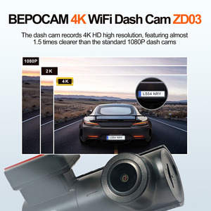 Bất ngờ giá 4k tầm nhìn ban đêm phổ xe máy ảnh khẩn cấp tai nạn khóa phía sau máy ảnh không thấm nước xe máy ảnh hộp đen zd03 - Product Image 2