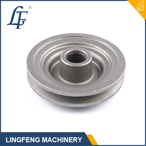 하이 퀄리티 사용자 정의 회색 철 벨트 풀리 주조 모래 주조 주철 주조 CNC Machining-GG25 GJL25 FC25 산업용 사용 - Product Image 4