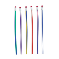Crayon Magique Pliable et Flexible 2026 pour Enfants, Corps en Plastique HB, Mine Noire, Promotionnel EN71