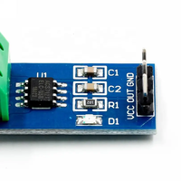 Modul Sensor Arus Efek Hall FYX Stock ACS712 5A 20A 30A AC DC Papan Deteksi Arus Modul Pengukuran Output Analog