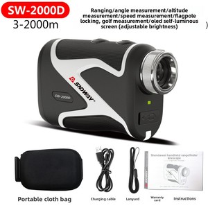 Sndway Sedway Golf Afstandsmeter Outdoor Telescoop Met Hoek Hoogte Snelheid Meten Laser Afstand Meter Opladen Vermogen - Product Image 6