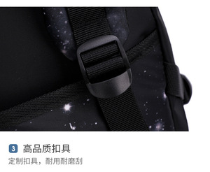 Waterproof Polyester Lining School Backpack Trolley <b>Bag</b> with Zipper Closure Wheeled for Boys and Girls Students - Product Image 4