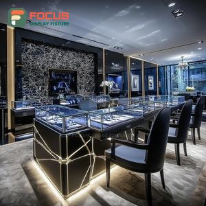 Fabricante de Sistemas de Exhibición de Joyería de Lujo Personalizados, Vitrina para Joyería con Superficie Pulida para Tiendas de Joyería - Product Image 2