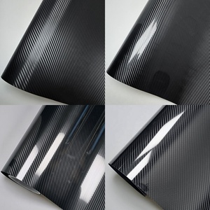 <span class=keywords><strong>Film</strong></span> de protection automobile en fibre de carbone noire réaliste 3D 4D 5D 6D avec technologie Air Release et <span class=keywords><strong>film</strong></span> PVC souple à changement de couleur pour carrosserie - Product Image 1