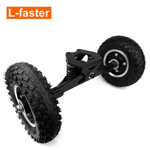 8 بوصة الطرق الوعرة عجلات الجبلية لوح التزلج شاحنة مجلس كيت مكونات لوحة 200X5 0 عجلة هوائية ل الكهربائية لوح التزلج - Product Image 4