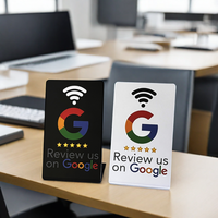 Tarjeta Adhesiva de PVC con Soporte NFC Ntag 213 / 215 / 216 para Reseñas de Google