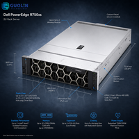 Serveur rack 2U Dell PowerEdge R750xs d'origine avec système préinstallé de stockage logiciel Intel Xeon Enterprise