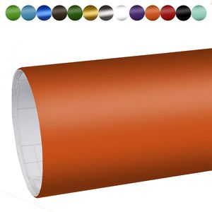 Vinilo de PVC de alta calidad para coche, envoltura de vinilo para coche, supermate, naranja, proveedor de China, plateado - Product Image 2