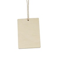 Petites pièces rectangulaires en contreplaqué faites à la main - objet décoratif à suspendre pour marque-pages vierges - plaque en bois avec plaque nominative