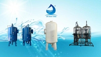 Filtre à charbon actif, adoucisseur d'eau/filtre à fer et cartouches filtrantes pour le traitement de l'eau brute de puits à usage domestique