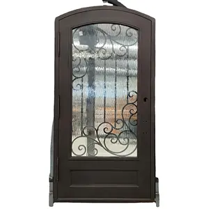 for office for wooden door Wrought Transom window wall fix interior French scroll popular clay euro vineto craftsman sroll