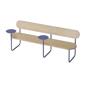 Ensemble de jardin en aluminium et teck, résistant à l'eau, pour villa, cour et parc - Product Image 4