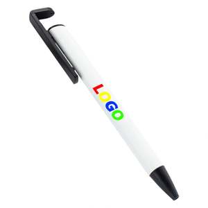 Sublimatie metalen pen met telefoonstandaard - gepersonaliseerde bedrukte pennen |   Promotiegeschenk - Product Image 1