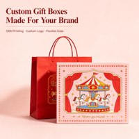 Boîtes d'emballage personnalisées, boîtes cadeaux et sacs shopping pour commandes de marques privées avec illustrations et graphismes sur mesure