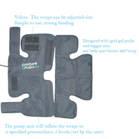 CRYOPUSH Offre Spéciale Sport Chirurgie De L'arthrite Glace Récupération Gel Tampons Froid Compression Genou Enveloppement de Glace Machine de Thérapie Système//