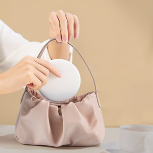 Pocket Mini Trang Điểm Gương Cầm Tay Vanity Bảng Với Đèn Led Trang Điểm Gương Mỹ Phẩm Nhỏ Gọn Pocket Hand Gương Biểu Tượng Tùy Chỉnh - Product Image 6