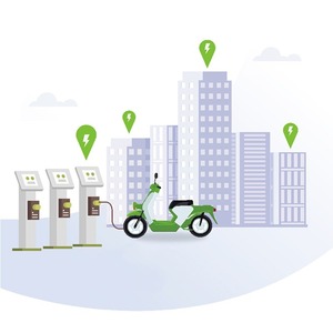 Ankerui Electric Vehicle Charging Station 7 Kw Ac Output For Manufacturing - Product Image 1