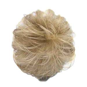 Novità del Commercio All'ingrosso del Fornitore Sintetico Nero Donne Disordinato Dritto Fatta a Macchina Frangia Luminoso di Colore Biondo <span class=keywords><strong>Bob</strong></span> Taglio Pixie Parrucca - Product Image 5