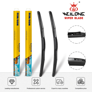 Balais d'essuie-glace WEILONG à cadre métallique en caoutchouc naturel, 14-28 pouces, ajustement universel, certifiés IATF 16949, vente en gros d'usine OEM pour voitures - Product Image 1
