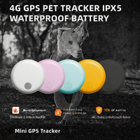 Traceur GPS universel 4G anti-perte Plapie Mini pour animaux de compagnie, étanche IPX5, autonomie de 1 an, compatible Android