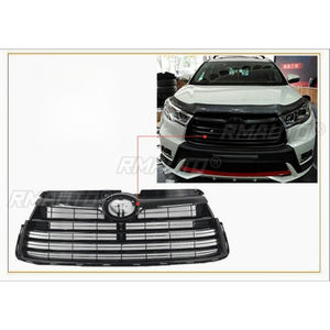 Para Toyota Highlander 2008-2011 2012-2014 2015-2017 Kit de Carrocería Parrilla Delantera de Parachoques Rejilla de Carreras Parte Exterior - Product Image 6