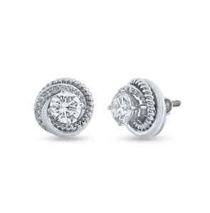 Pendientes de diamantes blancos de lujo hechos a mano con brillo impresionante de precisión y apariencia elegante DE LA India - Product Image 2